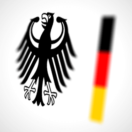 Grafik zeigt den Bundesadler neben Deutschlandfahne